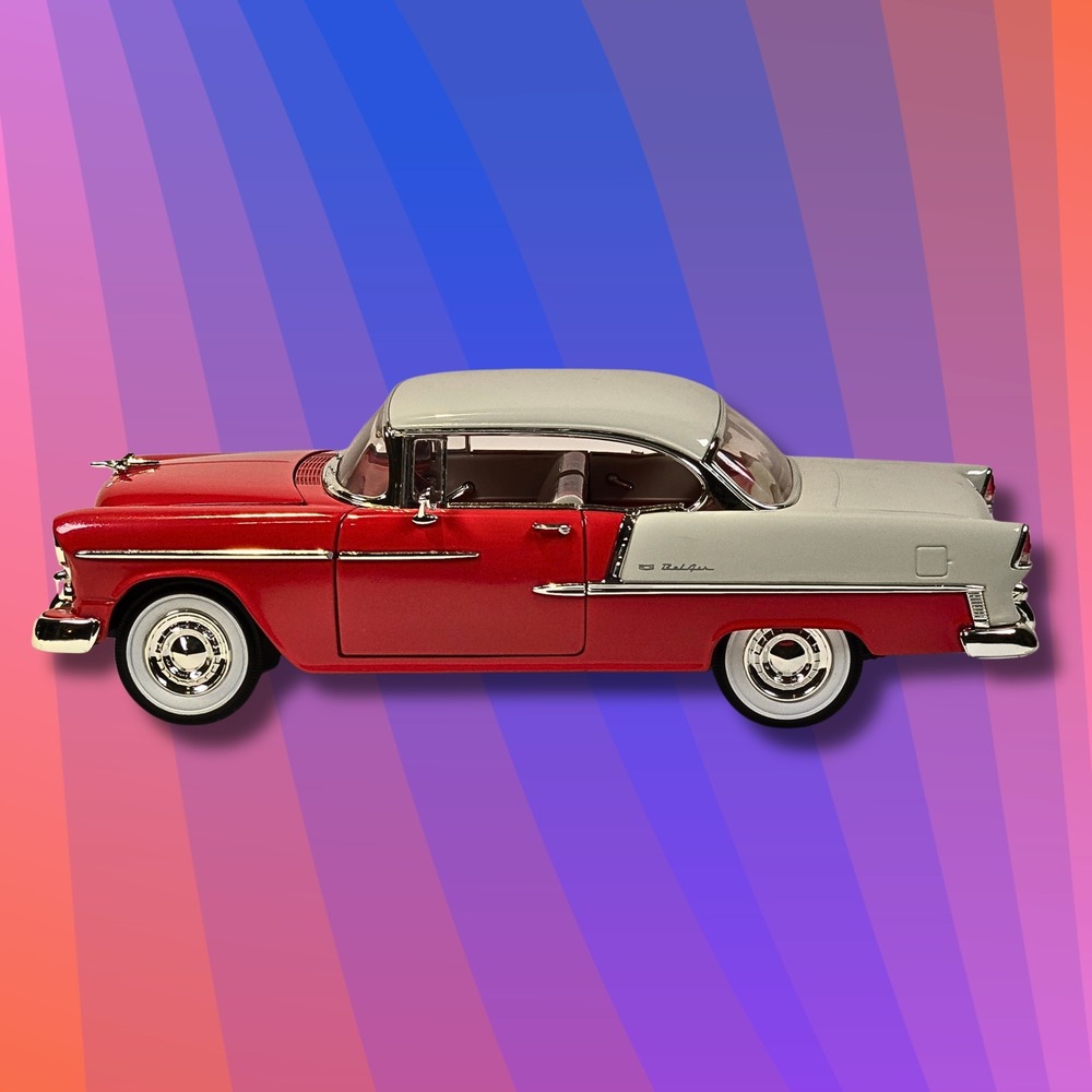 ERTL American Muscle Die-Cast 1955 Chevrolet Bel Air 1:18 Scale Brand New - Picture 7 of 17